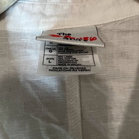 Vintage Disney Store Lady & The Tramp Embroidered White Shirt 90s RARE - Picture 7 of 9